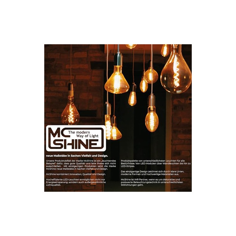 'McShine "MCOB GU10 LED Spotlight 3 W 250 lm warm
