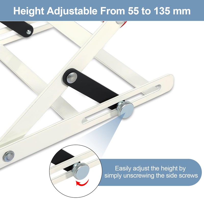 CAINCAY Adjustable Cutting Machine Support Frame Table Saw Stand with