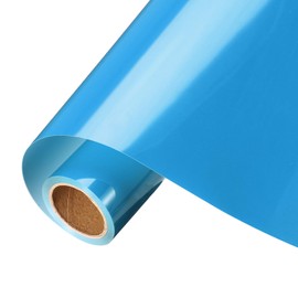 sourcing map Blue Heat Transfer Vinyl, 10 Inch x 8ft Iron-on Vinyl Roll for Decal Cutting, Signs, Scrapbooking, DIY Craft, Home Decoration