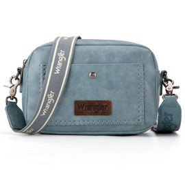 Wrangler Crossbody Bag for Women Camera Purse with Wide Strap WG90-819JN