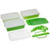 Picnic lunch box, 3-storey family pack. Including three serving dishes.