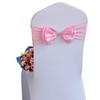 DDCBNS 6 PCS Spandex Chair Sash Bow Tied,Elastic Sashes Chair