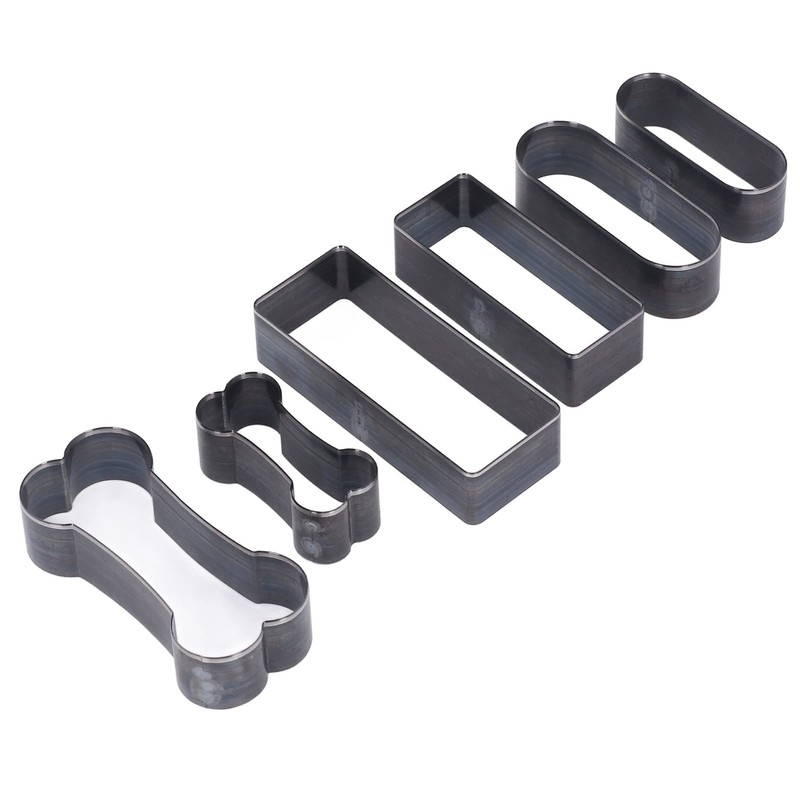 Leather Cutting Dies Set, 6Pcs Leather Hole Punch Hollow Cutter
