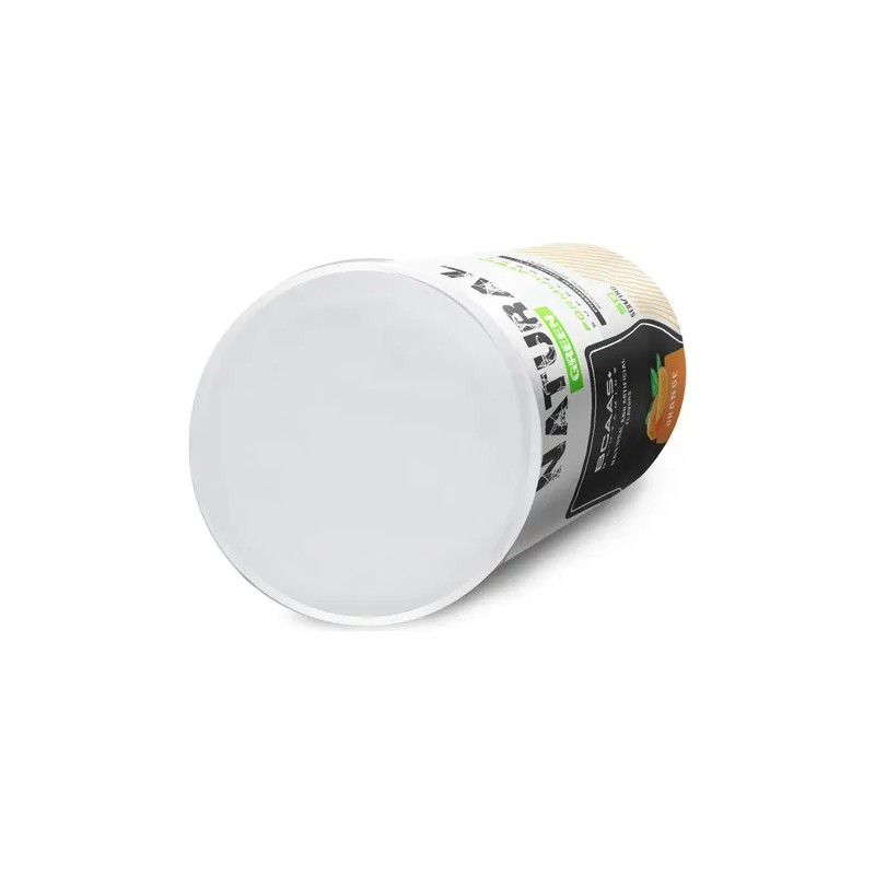 Aminoácidos Bcaas Glutamina 500g Natural Green Naranja