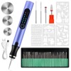 Electric Engraving Pen with 37 Bits, USB Rechargeable Cordless Etching