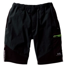 G.GROUND 0388-07 G.G Short Pants, Stretch, Cool, Summer, Stylish, Work Clothes, SOWA Pro Uni Sticker Included, 04.black