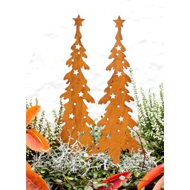 LB H&F Lilienburg Christmas Decoration Rust Metal Weatherproof