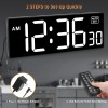 Soobest Digital Wall Clock with Seconds for Gym, Remote Countdown