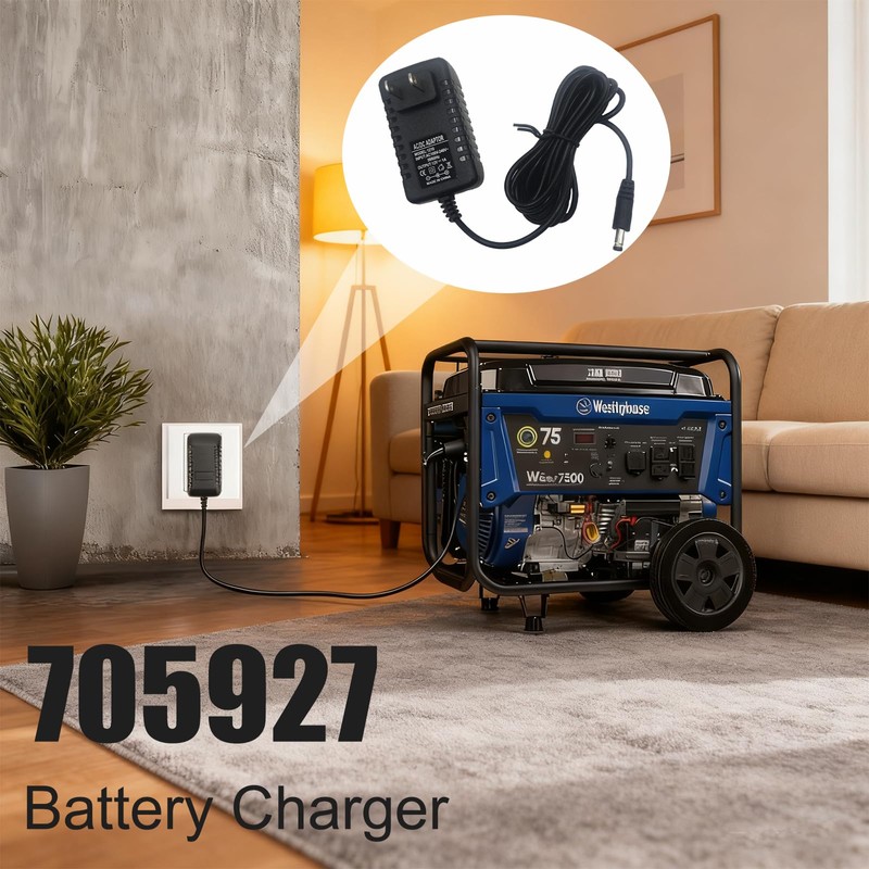 705927 Battery Charger Compatible with Generac Generator, Westinghouse,Briggs and Stratton