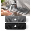 Silicone Faucet Mat for Kitchen & Bathroom Sinks – Water
