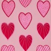 Gift Wrap - Hearts - Pink/Red