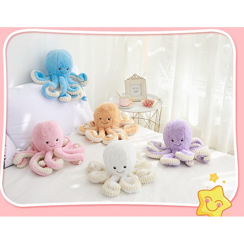 JOSON Cute Octopus Plush Toys, Soft Octopus Stuffed Animals, Girls