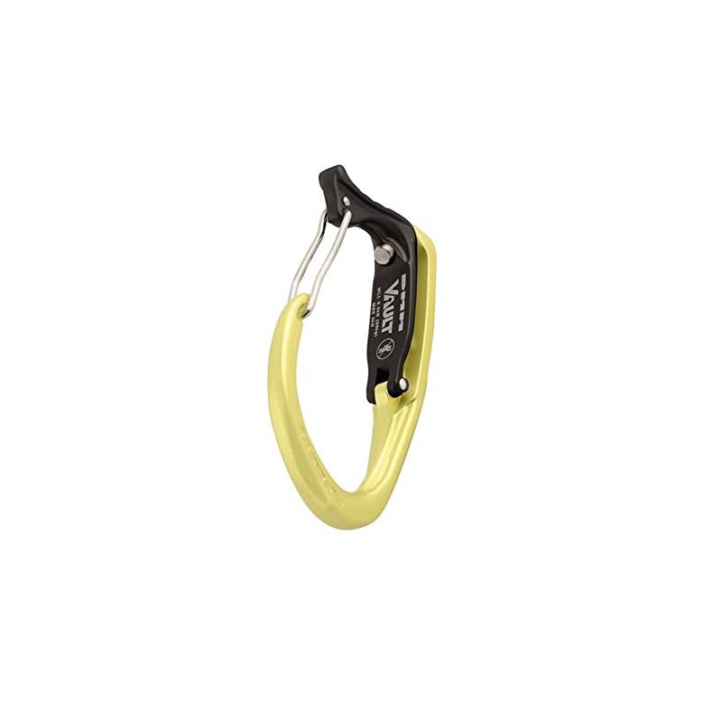 DMM Vault Wiregate Carabiner - Lime