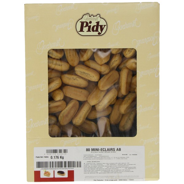 Pidy Mini Eclair Choux Pastry, 5 cm - 80 Portions
