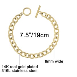 925 Sterling Silver Bracelets for Women Teens, Love Heart Charm Chain Bracelet Bangle Fashion Jewelry Gifts (link braclet-OT 14K gold)