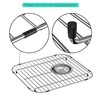 SANNO Kitchen Sink Grates Bottom Grid, Sink Bottom Grid for