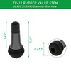 CDWTPS TR415 Tire Valve Stem, Rubber Snap-in Short Black Tire
