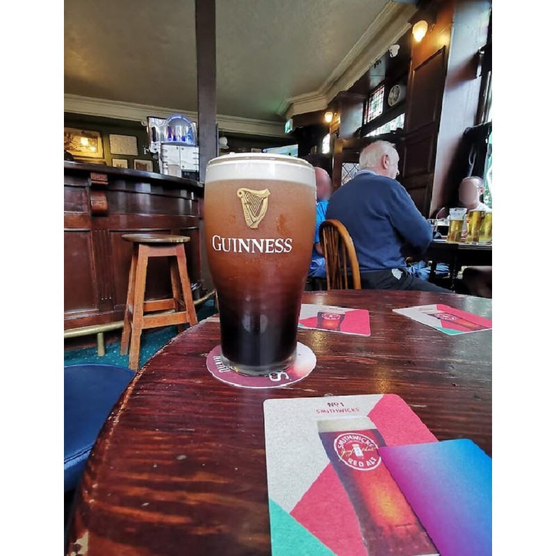 Set Of 4 20oz Guinness Tulip Pint Glasses Pub Draught