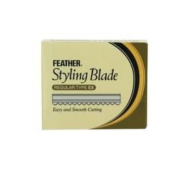 Feather Styling Braid Regular Type EX CGEX-10 Replacement Blades Pack of 10