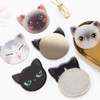 Catlady Cute cat Mirrors,Unbreakable Stainless Steel Mirror,Portable Handheld Vanity Mirror