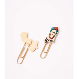 Frida Kahlo Paper Clip Set - Book Mark, Office Supplies, Frida Kahlo Gift, Paper Clip For Office , School