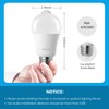 Aovpex Motion Sensor Light Bulbs, Dusk to Dawn, 13W 100W