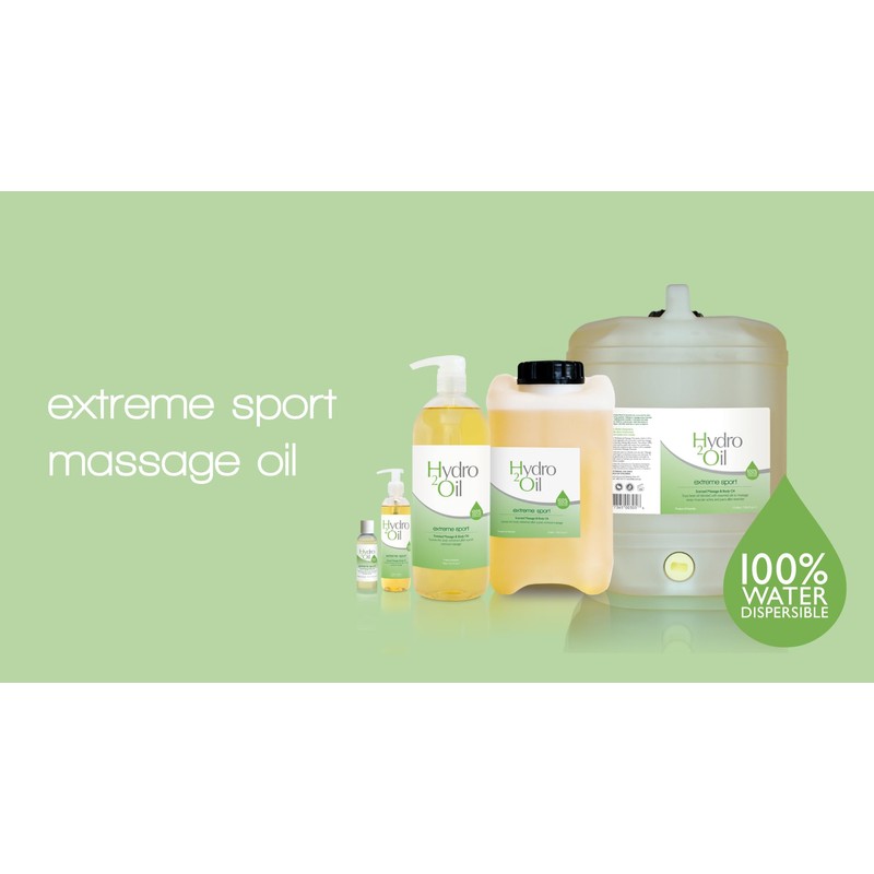 Hydro 2 Oil Extreme Sport Massage Oil 250ml - Water