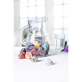 Lebensquelle Plus Sonnenstein Wassersteine | 100% naturbelassene Rohsteine | 300g Lebensquelle Plus