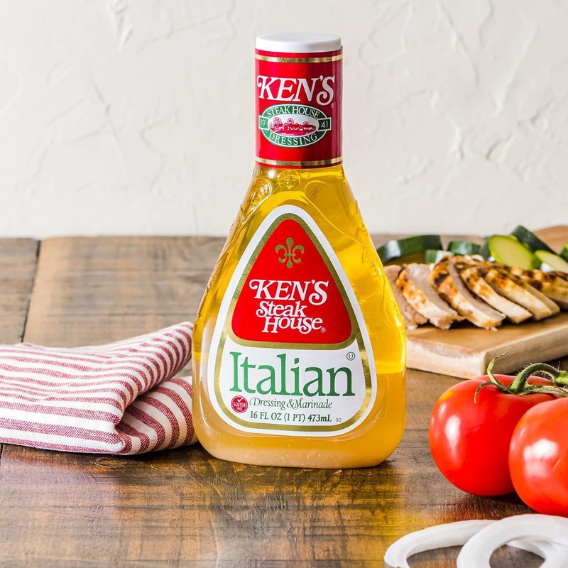 Ken's Steak House Italian Dressing & Marinade, Sweet Baby Ray's