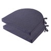 18x18 Inch Chair Cushions for Dining with Tie Washable Cover,Set