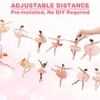2pcs Ballet Dancer Banners, Pink Ballerina Party Decorations Ballet Girl