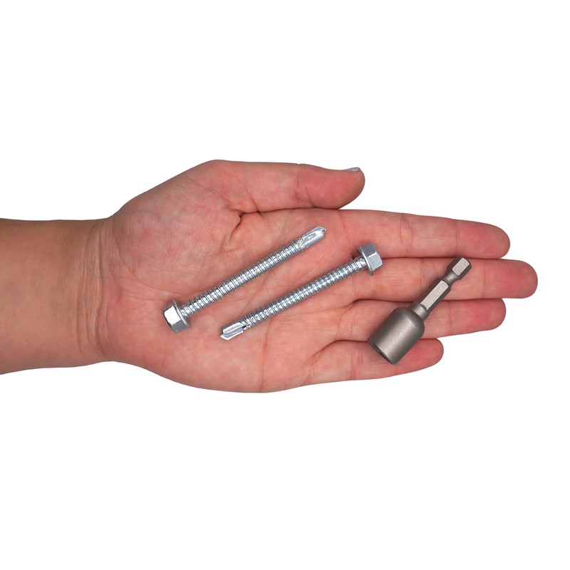 SKIR'CO (Pack of 10) DIN 7504K Galvanised Steel 6.3 x