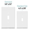 Bates- Light Switch Plates, 10 Pack, Oversize 5.5" x 3.5",
