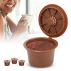 3Pcs Reusable Refillable Coffee Capsule Filter Cup for Caffitaly, Economical