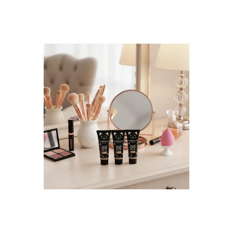 Bb Cream Mini Maquillaje Matte Aprueba De Agua (3 Pzs)