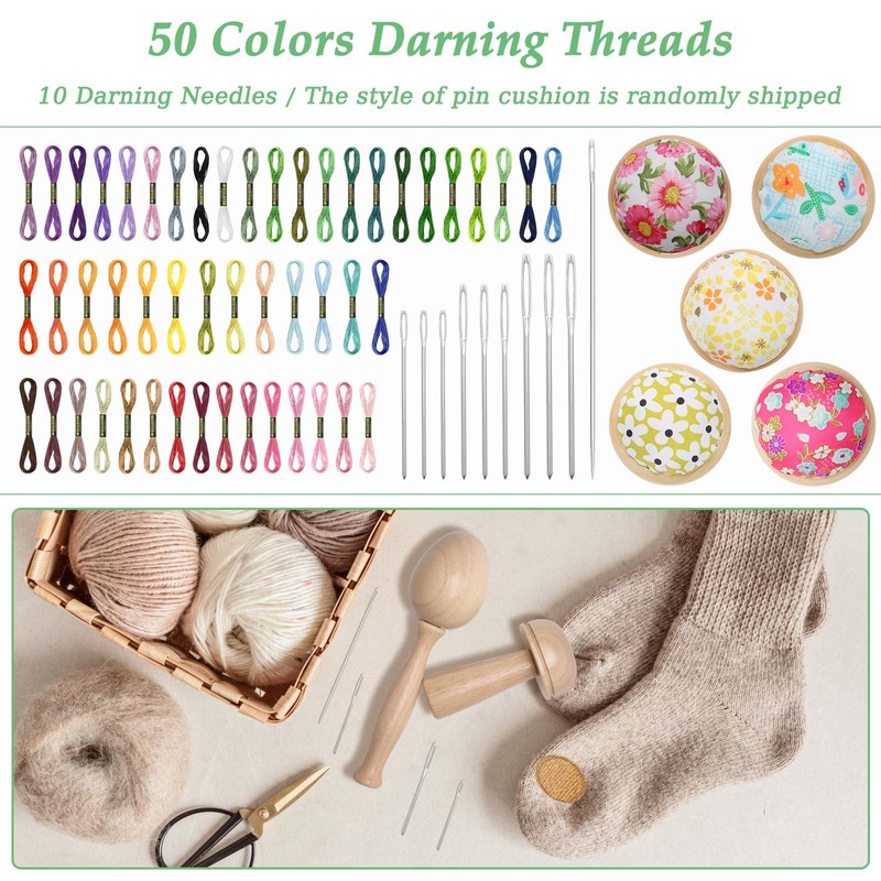 Windspeed Darning Egg Darning Mushroom for Socks Darner Egg Kit