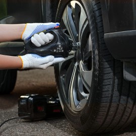 Electric Car Jack 5 Tons/11000 Lbs Built-In Inflator 12V Tire Change Replacement for Vehicle MaintenanceImpact Wrench: With Impact Wrench, Configuration of the inflatable function: With Configured Inflatable Function