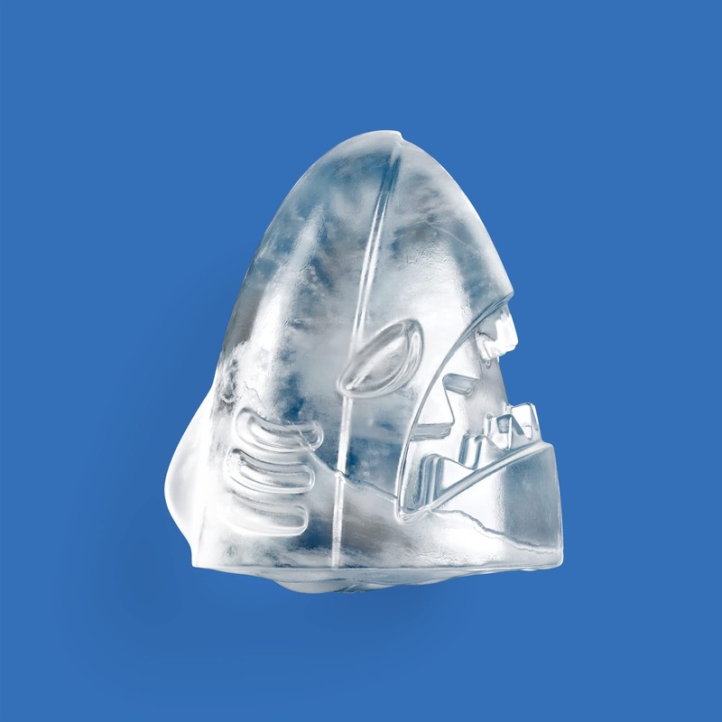 ZOKU Set of 2 Silicone Ice Molds, Shark - Large