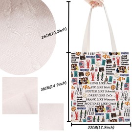TSOTMO Friends Gift Friends Merch Tote Bag BFF Gift Central Perk Fanatic for TV Show Fans (Like Jess Tote)