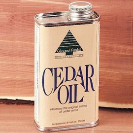 Giles & Kendall Inc Giles & Kendall Low Luster Clear Oil-Based Cedar Oil 8 oz.