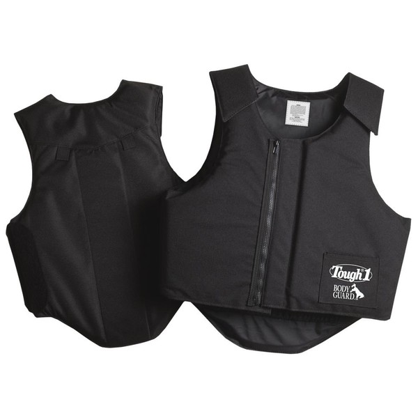 Tough 1 Bodyguard Protective Vest, Black, X-Small