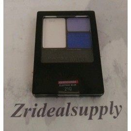 MAYBELLINE EXPERT WEAR EYESHADOW QUADS 21Q ELECTRIC BLUE SEALED