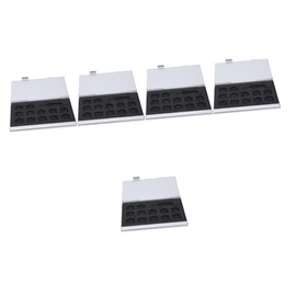 ABOOFAN 5pcs Aluminum Alloy Sim Card Holder Slots for Micro and Nano Cards Compact Storage Case Lightweight Organizer