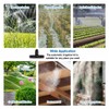 VooGenzek 20 PCS 16mm Garden Barbed Connector, Plastic Drip Irrigation