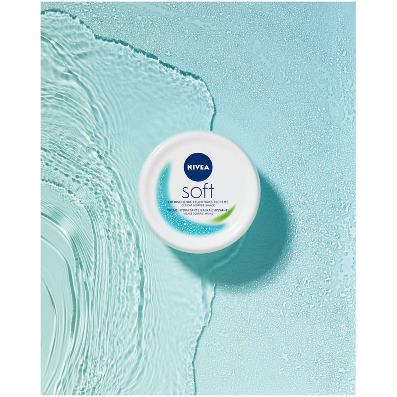 NIVEA Soft Refreshing Moisturising Cream (50 ml), Nourishing Soft Cream