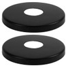 2 x 26mm G3/4 Black Tap Shower Pipe Cover High