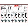 ICT Billet LS Truck Fuel Injector Wire Connector Pigtail Plug