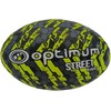 Optimum STREET RUGBY BALL - BLACK/YELLOW - MIDI