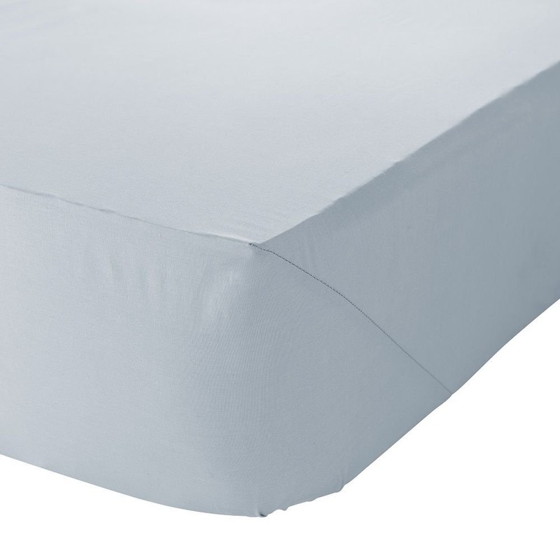 Catherine Lansfield Easy Iron Percale Combed King Fitted Sheet Duck