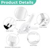 Rosellas 10 Pack 4" Balloon Arch Clips, Plastic Spring Clamps